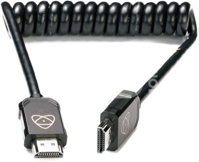 coiled cable 4K Full HDMI - Full HDMI