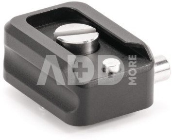 Cold Shoe Receiver Adapter with Locking Pin - Black