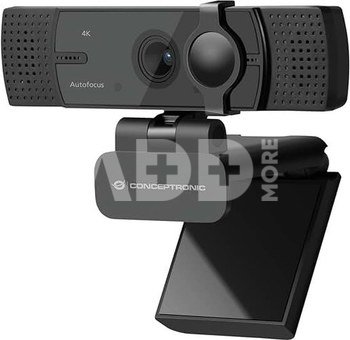 Conceptronic AMDIS07B 4K-UltraHD Autofokus-Webcam
