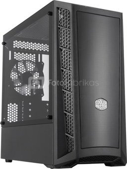 Cooler Master MasterBox MB311L Side window, Black, Micro ATX, Power supply included No