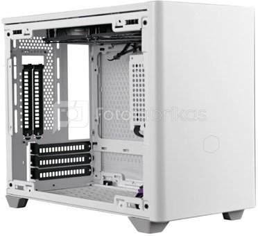 Cooler Master MasterBox MNR200P Side window, White, ATX, Power supply included No