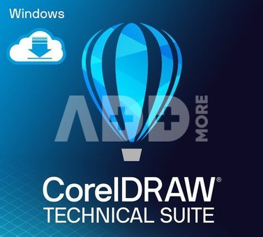CorelDRAW Technical Suite Enterprise License, 1 year CorelSure Maintenance, volume 1-4 Corel