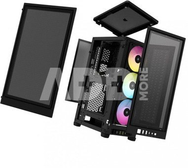 Corsair | RGB AIRFLOW PC Case | 2000D | Black | Mini-ITX | Power supply included No | SFX