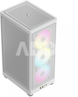 Corsair | RGB AIRFLOW PC Case | 2000D | White | Mini-ITX | Power supply included No | SFX
