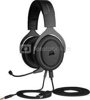 Corsair Gaming Headset with Bluetooth HS70 Built-in microphone, Black/Grey, Headband/On-Ear