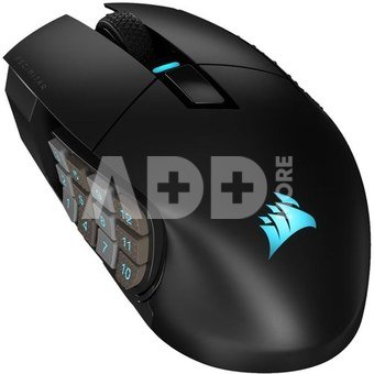 CORSAIR SCIMITAR ELITE RGB Gaming Mouse, Wireless, Black