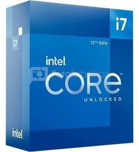 CPU|INTEL|Desktop|Core i7|i7-12700KF|Alder Lake|3600 MHz|Cores 12|25MB|Socket LGA1700|125 Watts|BOX|BX8071512700KFSRL4P