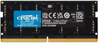 Crucial DDR5 SODIMM 32GB/4800 CL40 (16Gbit)
