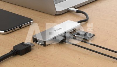 D-Link D-Link DUB-M530 HUB USB -C + USB 3.0 + HDMi + S