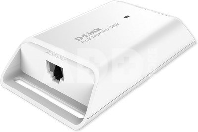D-LINK DPE-301GI, Gigabit PoE Injector, Compliant with IEEE 802.3af/802.3at PoE standards, 2 10/100/1000 Base-T Gigabit Ethernet Ports; Intup voltage: 100 - 240V AC ; Output voltage: 54V DC; Output power: up to 32.4W; Transmits power on Ethernet cable up to 100 metets away, DPE-301GI work with all D-Link 802.3af and 802.3at capable devices, and work with all non-802.3af and non-802.3at capable D-Link AP, IP Cam and IP phone via DPE-301GS.