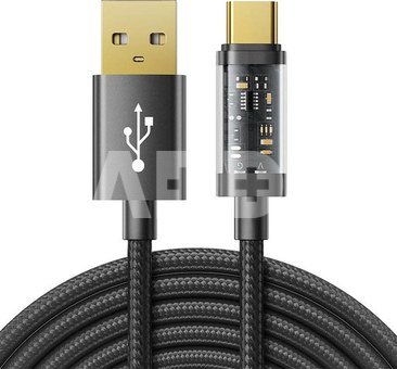 Data Cable to USB-A / Type-C / 3A / 2m Joyroom S-UC027A12 (black)
