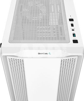 Deepcool ARGB Micro-ATX CASE CC360 White, Mini-ITX / Micro-ATX, 4, Power supply included No, 1x USB3.0, 1x USB2.0, 1x Audio, ABS+SPCC+Tempered Glass, 1×120mm