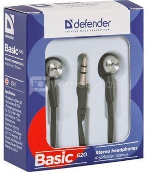 Defender EARPHONES BASIC 620 BLACK