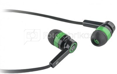 Defender Wired earphones PULSE 420 black-green