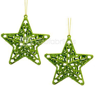 Dekoracijos kalėdinės Žvaigždutės 2 vnt, 10 cm 871125201796 kld