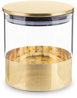 Dekoratyvinis indelis stiklinis aukso spl. 11,5x10x10 cm 145965
