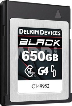 DELKIN CFEXPRESS BLACK R1800/W1560 (G4) 650GB