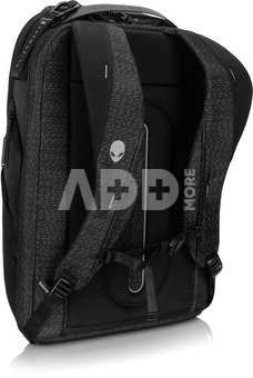 Dell Alienware Horizon Travel Backpack AW724P Fits up to size 17 ", Backpack, Black