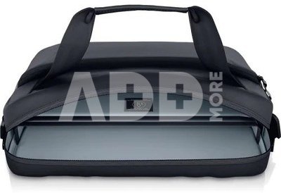 Dell Ecoloop Pro Slim Briefcase Fits up to size 15.6 ", Black, Waterproof, Shoulder strap