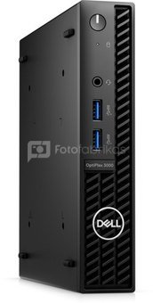 Dell OptiPlex 3000 Micro i3-12100T/8GB/256GB/HD/Win11 Pro/ENG kbd/3Y ProSupport NBD Onsite Warranty