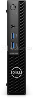 Dell OptiPlex 3000 Micro i3-12100T/8GB/256GB/HD/Win11 Pro/ENG kbd/3Y ProSupport NBD Onsite Warranty