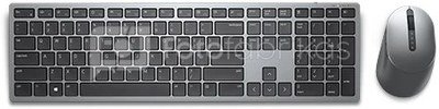 Dell Premier Multi-Device Keyboard and Mouse KM7321W Keyboard and Mouse Set, Wireless, Batteries included, EN/LT, Titan grey