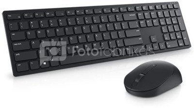 Dell Pro Keyboard and Mouse KM5221W Wireless, Batteries included, EE, Black