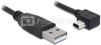 Delock Cable USB 2.0 A -> Mini USB 5pin(M) angled 2M