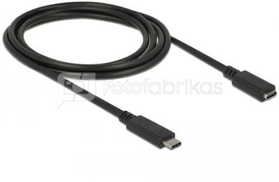 Delock USB 3.1 Extension cable 3.1 2m black
