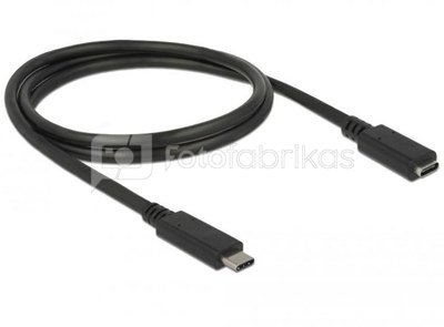 Delock USB 3.1 Extension cable CM-CF 0.5m black