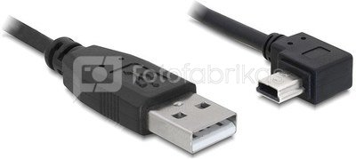 Delock USB Mini Cable AM-BM5P (Canon) Angled 0.5m