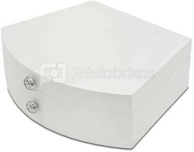 Dėžutė balta medinė su veidrodėliu 7x21x18 cm 113555