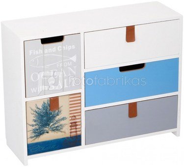 Dėžutė komoda dekoratyvinė MDF 30 x 10 x 23.5 cm 871125207416