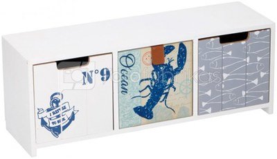 Dėžutė komoda dekoratyvinė MDF 33 x 10 x 12 cm 871125207413
