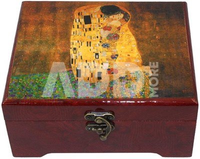 Dėžutė papuošalams grojanti 95669 Klimt. Bučinys