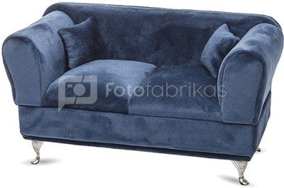 Dėžutė papuošalams Sofa mėlyna 13x23,5x9,5 cm 124291
