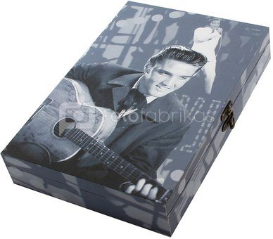 Dėžutė "Elvis" medinė H:40 W:11 D:7 cm 61176