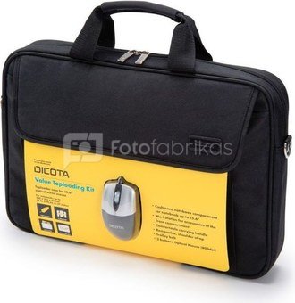 DICOTA Dicota Value Toploading Kit (mouse + bag)