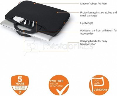 DICOTA Laptop sleeve BASE XX 14-14.1 black