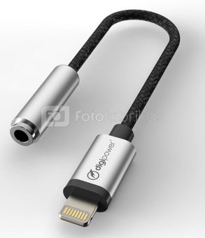 DIGIPOWER 3.5MM FEMALE TRRS TO LIGHTNING ADAPTER CABLE