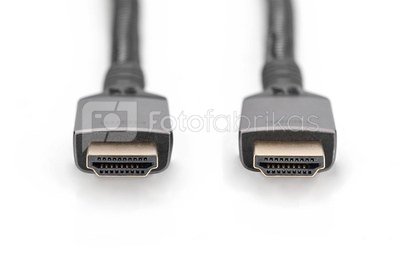 Digitus  8K PREMIUM HDMI 2.1 Connection Cable  DB-330200-030-S Black, HDMI to HDMI, 3 m