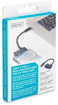 Digitus Adapter USB3.1 to HDD USB Type C 2.5" SATAIII