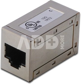 DIGITUS Modular Coupling, 8P8C, 1:1 shielded CAT6, metal housing