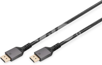 Digitus DisplayPort Connector Cable 1.4  DB-340201-010-S Black, DP to DP, 1 m