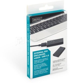 Digitus External SSD Enclosure microUSB 3.0 - M50 mSATA