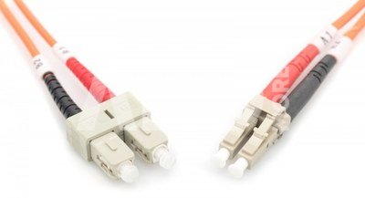 Digitus Fiber optic patch cord L C to SC MM 50/125 dpx 3