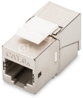DIGITUS CAT 6A Keystone Jack, shielded tool free connection