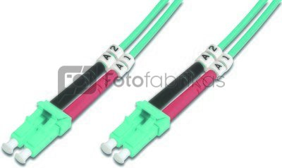 Digitus Patch Cord FO, LC to LC MM OM3 50/125 µ, 1m