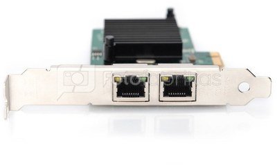 DIGITUS Gigabit Ethernet PCI Express Card, 2-port 32-bit, low profile bracket, Intel chipset