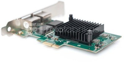 DIGITUS Gigabit Ethernet PCI Express Card, 2-port 32-bit, low profile bracket, Intel chipset